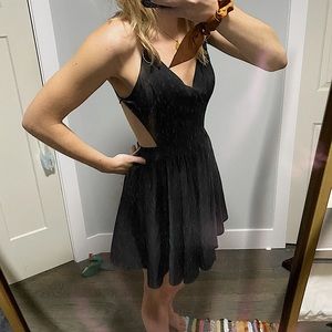 Double Zero Dress tie back Fit and Flare